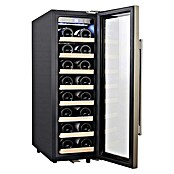 Sonnenkönig Weinkühlschrank Cava 2100 Mono (Passend für: 21 Flaschen, L x B x H: 57 x 29,5 x 88 cm, Schwarz/Silber) | BAUHAUS