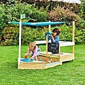 TP Toys Sandkasten Ahoy (180 x 92 x 118 cm, Holz, Natur/Weiß) | BAUHAUS