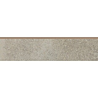 Zócalo cerámico (8 x 33,3 cm, Gris, Mate)