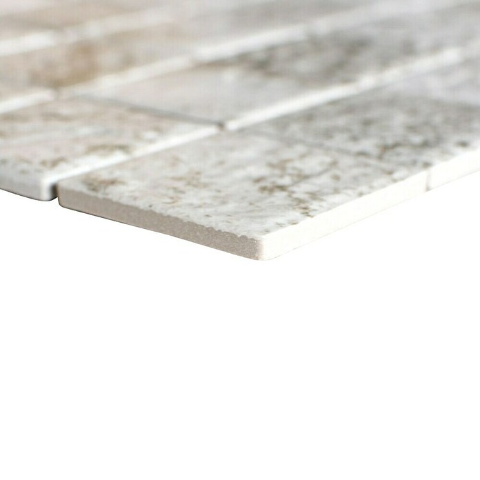 Mosaikfliese Quadrat HWA 4LG (29,8 x 29,8 cm, Hellgrau, Matt)