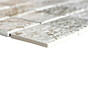 Mosaikfliese Quadrat HWA 4LG (29,8 x 29,8 cm, Hellgrau, Matt)