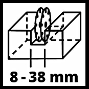 Einhell Mauernutfräse TE-MA 1700 (1.700 W, Durchmesser Scheibe: 150 mm, Fräsbreite: 8 mm - 38 mm) | BAUHAUS