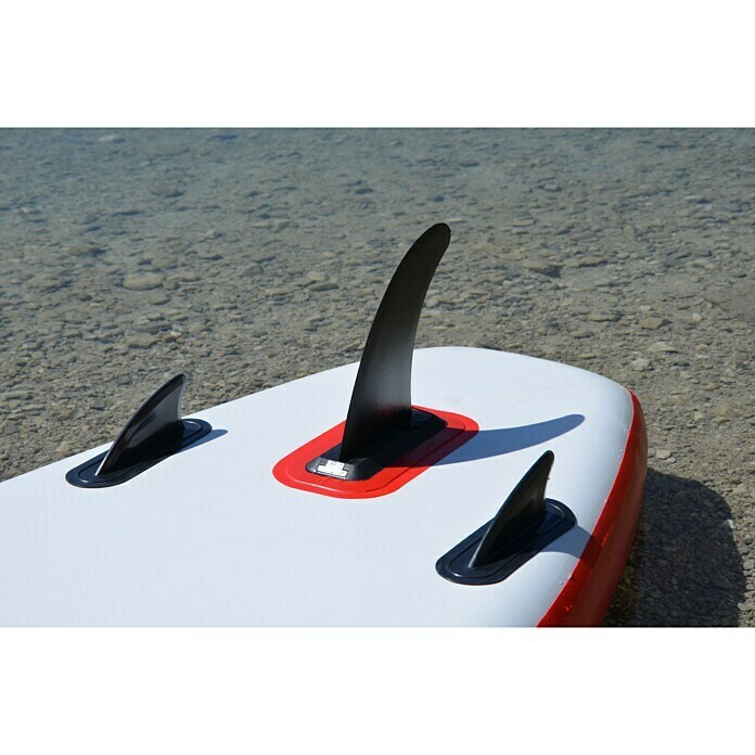 Viamare SUP-Board-Set 300 (L x B x H: 300 x 75 x 15 cm, Nutzlast: 120 kg, Aufblasbar, Rot/Weiß)