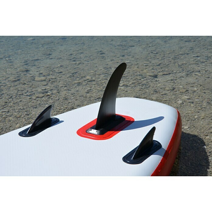 Viamare SUP-Board-Set 300 SL x B x H: 300 x 75 x 15 cm, Nutzlast: 120 kg, Aufblasbar, Rot/Weiß Unknown