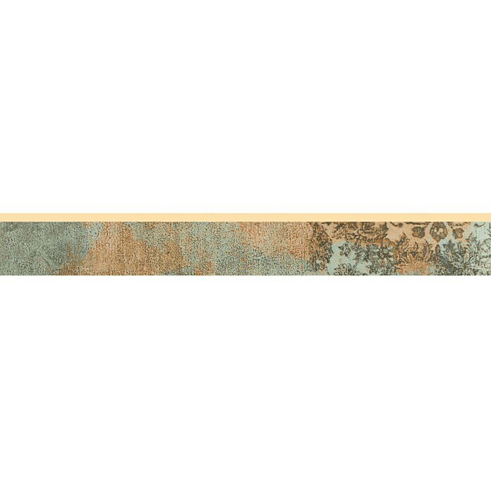 Sockelfliese Bagdad (7,3 x 60 cm, Braun/Grün/Beige, Glasiert)