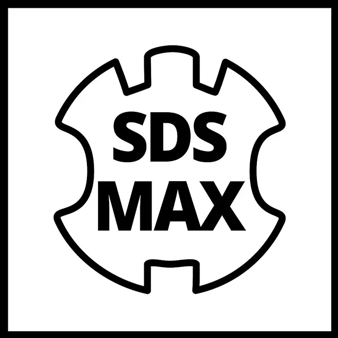 Einhell Abbruchhammer TE-DH 32 - 1.500 W, 32 J, SDS-Max-Aufnahme - SDS-Max Bohreraufnahme für schwere Bohrmaschinen. Zuverlässige Kraftübertragung und sicherer Halt des Bohrwerkzeugs.