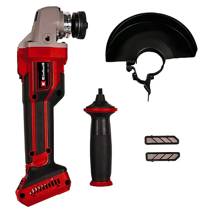 Einhell Professional PXC 18V Amoladora angular de batería TP-AG 18/125 CE Q Li - Solo - Sin batería, Diámetro disco: 125 cm, 3.000 r.p.m. - 10.500 r.p.m. - Amoladora angular inalámbrica Einhell con accesorios. Una herramienta poderosa para el esmerilado, ideal para aficionados y profesionales.