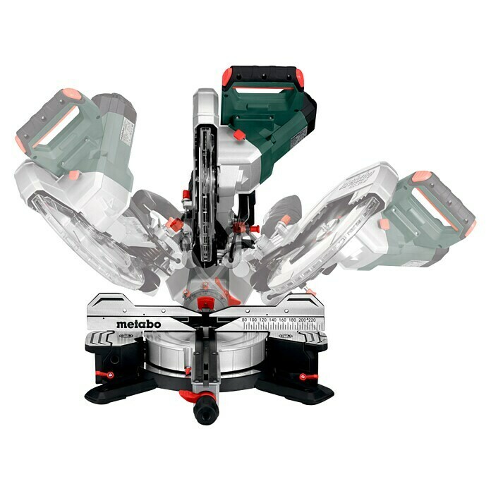 Metabo Sierra ingletadora KGS 305 M (1.600 W, Diámetro hoja de sierra: 305 mm, Número de revoluciones de marcha en vacío: 3.700 r.p.m.) | BAUHAUS
