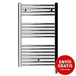 Rointe Radiador toallero eléctrico Elba SWT (An x Al: 45 x 80 cm, Potencia calorífica a una temperatura de 75 °C (D: 50): 300 W, Equipamiento del radiador: Toallero, Cromo)