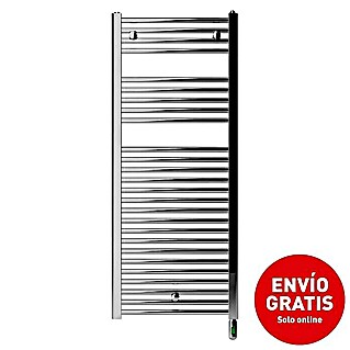 Rointe Radiador toallero eléctrico Elba SWT (An x Al: 45 x 120 cm, Potencia calorífica a una temperatura de 75 °C (D: 50): 500 W, Equipamiento del radiador: Toallero, Cromo)