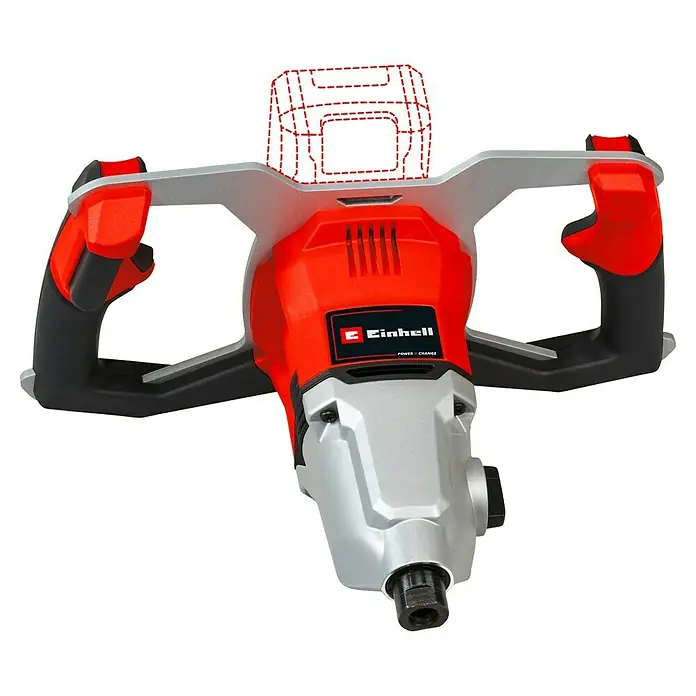 Einhell Professional Power X-Change 18V Farb- & Mörtelmischer TP-MX 18-2 Li BL Solo - 18 V, Ohne Akku, Durchmesser Rührer: 120 mm, M 14 - Der Einhell TE-MX 1600-2 CE Mörtelrührer ist ein kraftvolles Werkzeug zum Mischen von Mörtel, Putz und Farbe. Ideal für Bau- und Renovierungsprojekte.