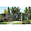 Keter Gartenhaus Darwin 6x6 (Außenmaß inkl. Dachüberstand (B x T): 190 x 183 cm, Kunststoff, Grün, 3,477 m²) | BAUHAUS