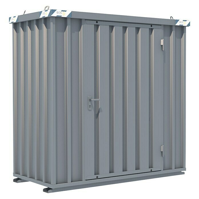 BOS Best of Steel Schnellbaucontainer SC3000+1X2-SE (1 x 2,1 x 2,1 m, Stahl, Einzelflügeltür) | BAUHAUS