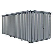 BOS Best of Steel Schnellbaucontainer SC3000+5X2-SZ (5 x 2,1 x 2,1 m, Stahl, Doppelflügeltür) | BAUHAUS