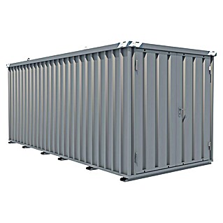 BOS Best of Steel Schnellbaucontainer SC3000+5X2-SZ (5 x 2,1 x 2,1 m, Stahl, Einzelflügeltür)