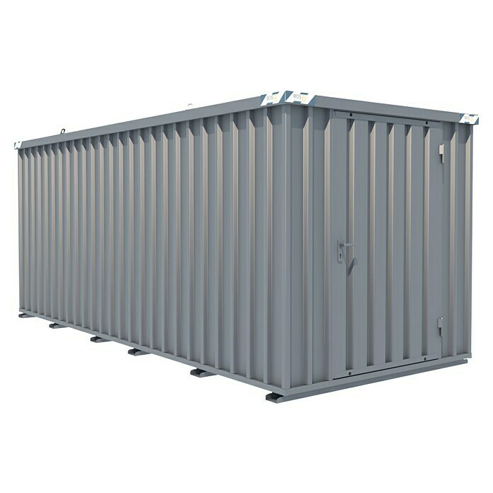 BOS Best of Steel Schnellbaucontainer SC3000+5X2-SE (5 x 2,1 x 2,1 m, Stahl, Einzelflügeltür) | BAUHAUS