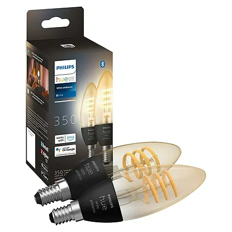 Philips Hue LED-Lampe Filament Classic White Ambiance
