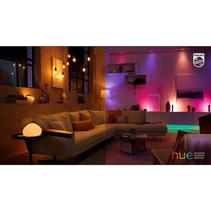 Philips Hue Led-tafellamp (8,5 W, Wit, Hoogte: 26,8 cm)