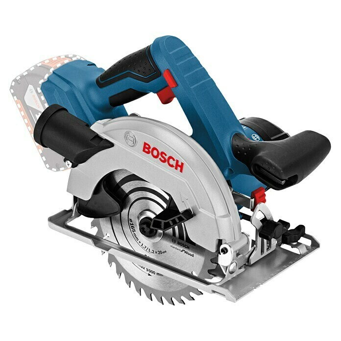 Bosch Professional Akku-Handkreissäge GKS 18V-57 G L-Boxx (18 V, 2 Akkus, 4 Ah, Leerlaufdrehzahl: 3.400 U/min)