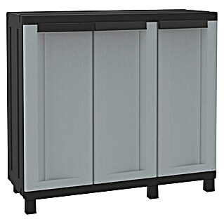 Terry Kunststoffschrank Twist Black 102B (L x B x H: 39 x 102 x 91,5 cm, Traglast Einlegeboden: 20 kg)