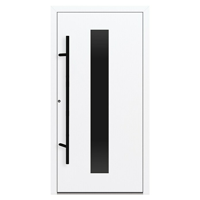 FM Türen Haustür FM90-M61 (110 x 210 cm, DIN Anschlag: Links, Weiß) | BAUHAUS