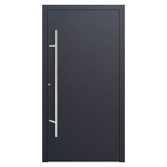 FM Türen Haustür FM90-00 (110 x 210 cm, DIN Anschlag: Links, Anthrazit) | BAUHAUS