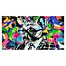 Cuadro alto brillo Perro Gafas 