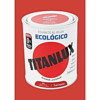 Titanlux Esmalte de color Eco (Rojo China, 750 ml, Satinado)