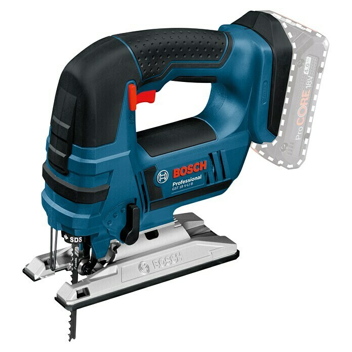 Bosch Professional Sierra de calar de batería GST 18V-LI L-Boxx (18 V, Sin batería, Número de carreras marcha en vacío: 0 - 2.700 carreras/min)