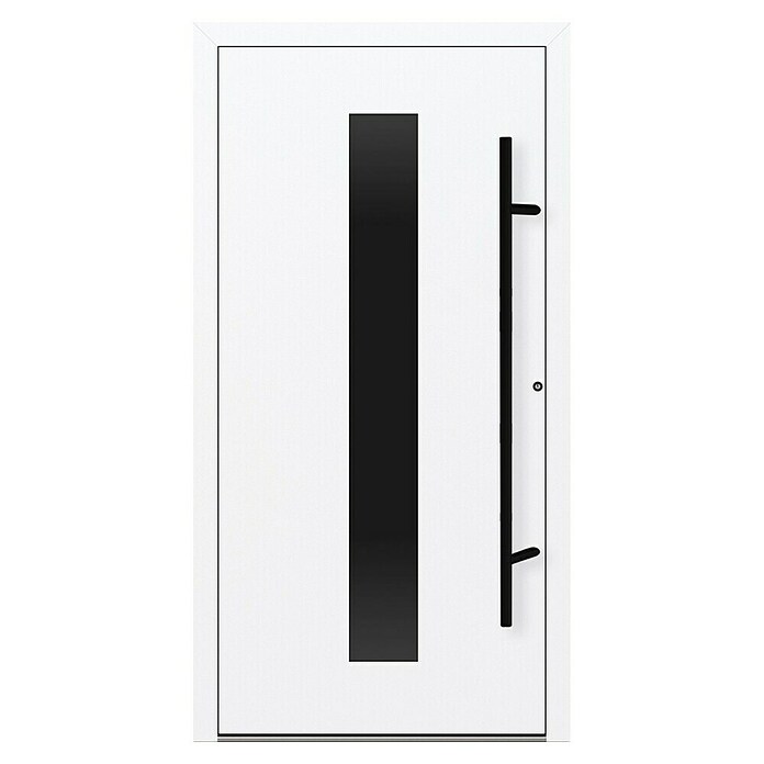 FM Türen Haustür FM90-61 (110 x 210 cm, DIN Anschlag: Rechts, Weiß) | BAUHAUS