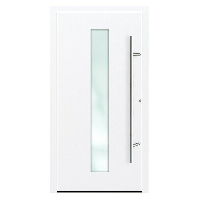 FM Türen Haustür FM90-51 (110 x 210 cm, DIN Anschlag: Rechts, Weiß) | BAUHAUS