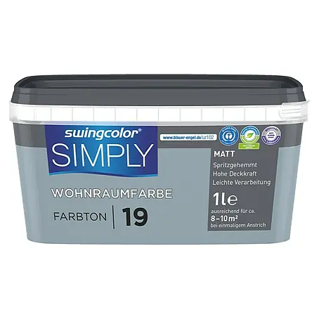 swingcolor  Wandfarbe SIMPLY