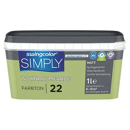 swingcolor  Wandfarbe SIMPLY