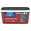 swingcolor Wandfarbe SIMPLY Rot (Rot - Nr. 14, 1 l, Matt)
