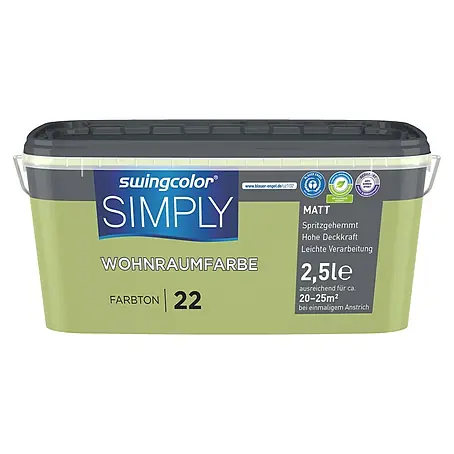 swingcolor  Wandfarbe SIMPLY