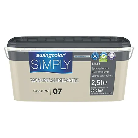 swingcolor  Wandfarbe SIMPLY