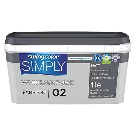 swingcolor  Wandfarbe SIMPLY