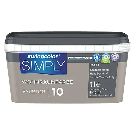 swingcolor  Wandfarbe SIMPLY