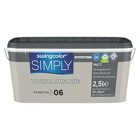 swingcolor  Wandfarbe SIMPLY