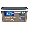 swingcolor Wandfarbe SIMPLY Braun (Braun - Nr. 09, 1 l, Matt)