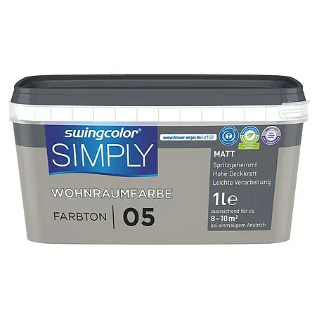 swingcolor  Wandfarbe SIMPLY