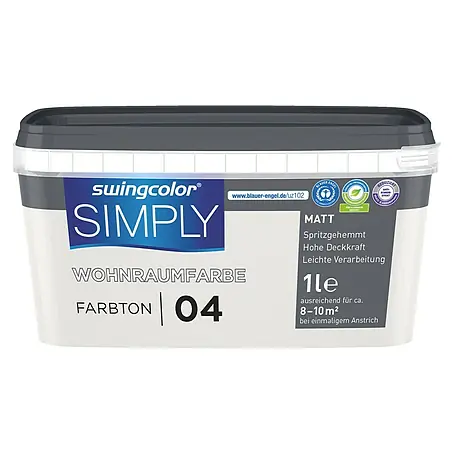 swingcolor  Wandfarbe SIMPLY