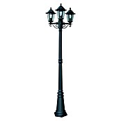 Farola Orlando (3 × 60 W, Altura: 217 cm, Negro)