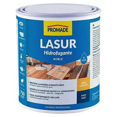 Promade  Protección para madera Lasur al agua