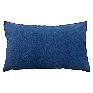 Cojín Basic (Azul marino, 50 x 30 cm, 100% algodón)