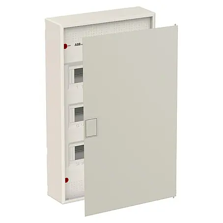 ABB - Striebel & John  Aufputz-Verteiler AK636N3 + Tür AZT630
