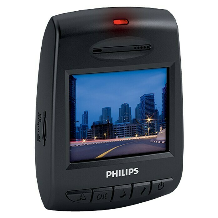 Philips Dashcam ADR6101920 x 1080 Pixel Back View