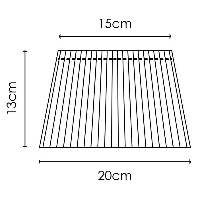 Home Sweet Home Lampenschirm Lamini (Weiß, E27, 20 x 15 x 13 cm) | BAUHAUS