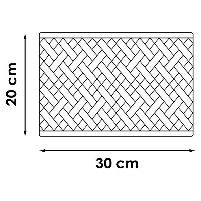 Home Sweet Home Lampenschirm BambooL x B x H: 30 x 30 x 20 cm, Bambus, E27