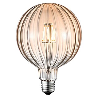 Home Sweet Home LED-Lampe Filament Classic Vintage Globe-Form gestreift (E27, Dimmbar, Warmweiß, 400 lm, 4 W)